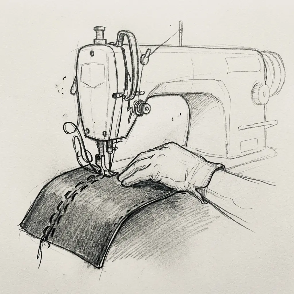 Stitching Upper and Lining